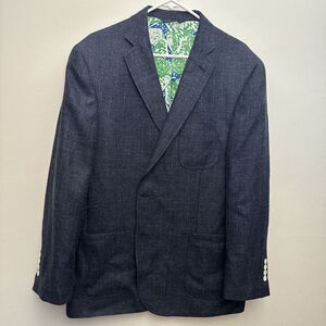 Brooks Brothers Navy Blazer with Green Lining
